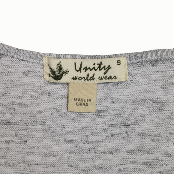 Unity World Wear S Draped Open Front Cardigan NWT - Picture 6 of 8